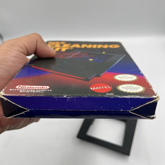 Nintendo Official NES Cleaning Kit Cleaning Cartridge w/ Box, Kit & Manual CIB - Picture 9 of 12